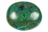 Polished Chrysocolla and Malachite Stone - Peru #250343-1